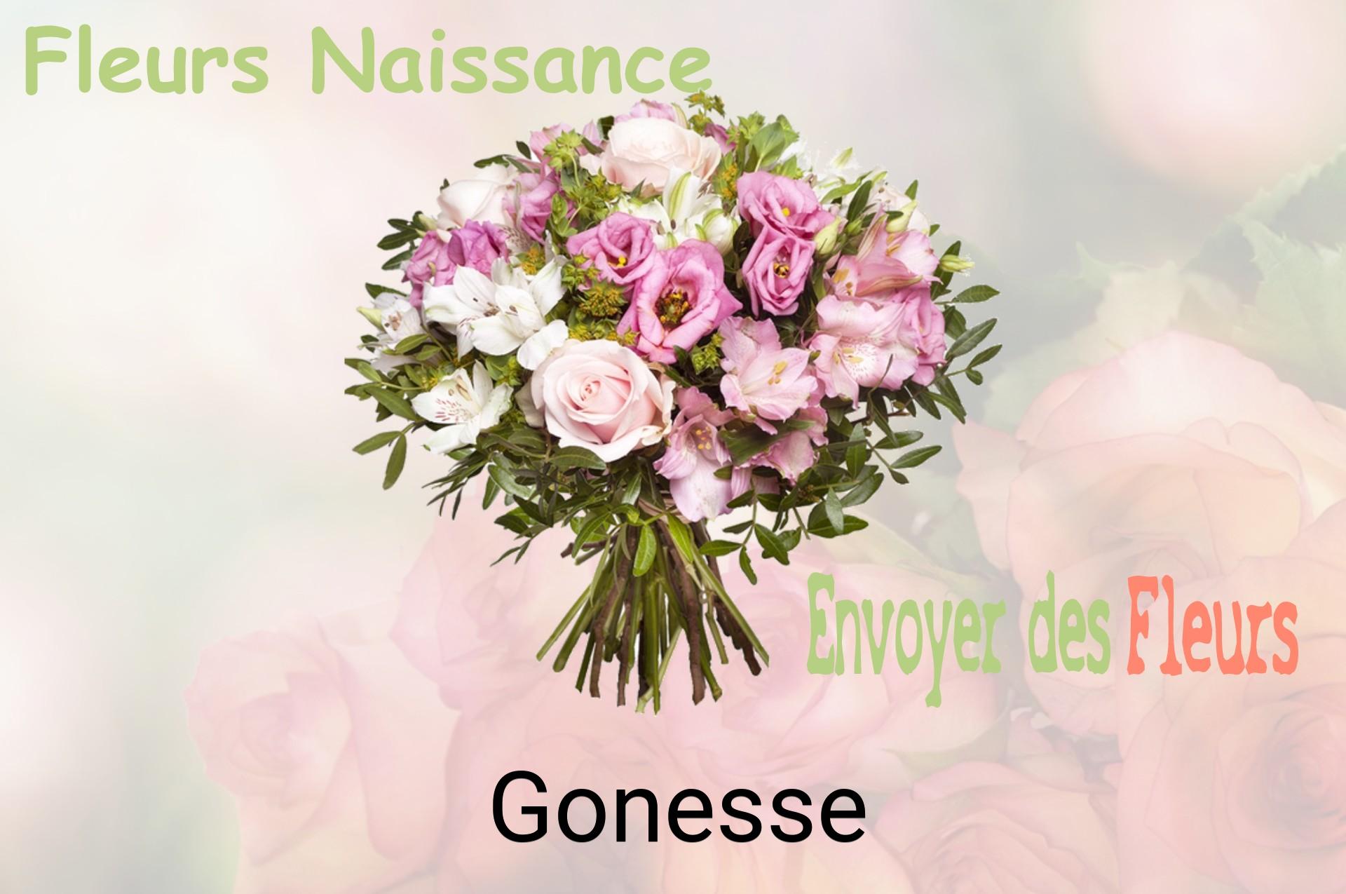 Bouquet de fleurs de naissance livré à Gonesse